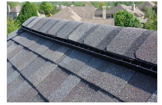 ridge vent for attic ventilation